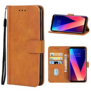 Leather Phone Case For LG V30+(Brown)