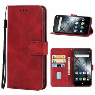 Leather Phone Case For Ulefone Armor X5(Red)