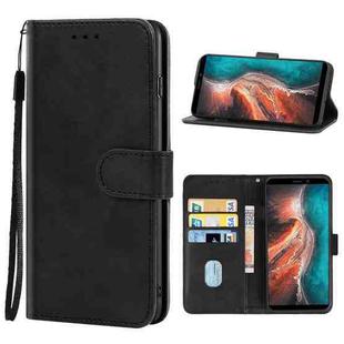 Leather Phone Case For Ulefone P6000 Plus(Black)