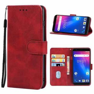 Leather Phone Case For Ulefone S1(Red)