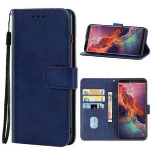 Leather Phone Case For UMIDIGI S2 Lite(Blue)