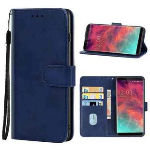 Leather Phone Case For UMIDIGI S2(Blue)