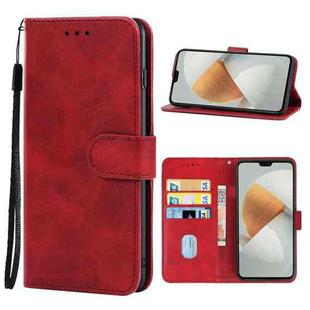 Leather Phone Case For vivo V23 Pro(Red)