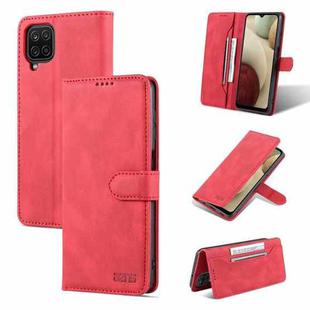 For Samsung Galaxy A12(5G) AZNS Dream II Skin Feel PU+TPU Horizontal Flip PU Phone Case(Red)