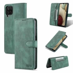For Samsung Galaxy A12(5G) AZNS Dream II Skin Feel PU+TPU Horizontal Flip PU Phone Case(Green)