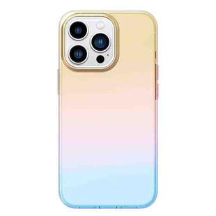 For iPhone 13 Pro ROCK Aurora TPU + PET Protective Phone Case (Aurora Gold)