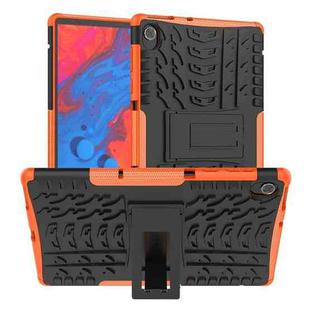 For Lenovo M10 Plus / Tab K10 Tire Texture TPU + PC Tablet Case(Orange)