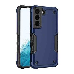 For Samsung Galaxy S22 5G Non-slip Armor Phone Case(Blue)