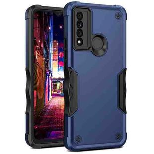 For TCL 20 XE Non-slip Armor Phone Case(Blue)