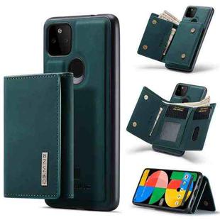 For Google Pixel 5a 5G DG.MING M1 Series 3-Fold Multi Card Wallet + Magnetic Back Cover Case(Green)