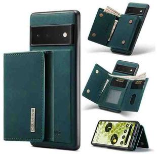 For Google Pixel 6 Pro DG.MING M1 Series 3-Fold Multi Card Wallet Back Cover Leather Phone Case(Green)