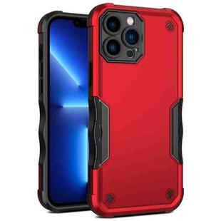 For iPhone 13 Pro Max Non-slip Armor Phone Case (Red)