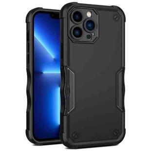 For iPhone 13 Pro Non-slip Armor Phone Case (Black)