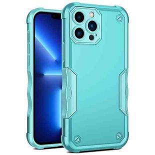 For iPhone 13 Pro Non-slip Armor Phone Case (Mint Green)