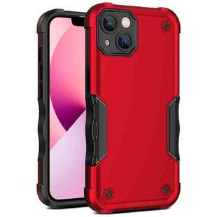 For iPhone 13 mini Non-slip Armor Phone Case (Red)