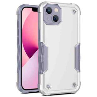 For iPhone 13 mini Non-slip Armor Phone Case (White)