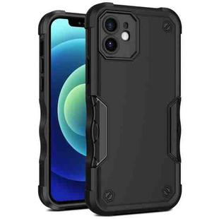 For iPhone 12 Non-slip Armor Phone Case(Black)