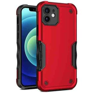 For iPhone 11 Non-slip Armor Phone Case (Red)