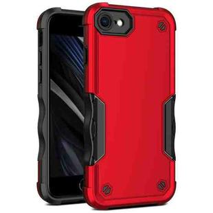 For iPhone SE 2022 / SE 2020 / 8 / 7 Non-slip Armor Phone Case(Red)