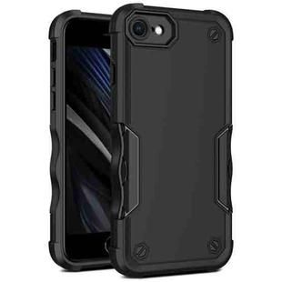 For iPhone SE 2022 / SE 2020 / 8 / 7 Non-slip Armor Phone Case(Black)