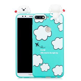 For Huawei Honor 7C Shockproof Cartoon TPU Protective Case(Clouds)