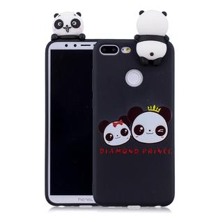 For Huawei Honor 9 Lite Shockproof Cartoon TPU Protective Case(Two Pandas)