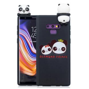 For Galaxy Note 9 Shockproof Cartoon TPU Protective Case(Two Pandas)