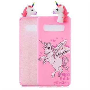 For Galaxy S10 Shockproof Cartoon TPU Protective Case(Unicorn)