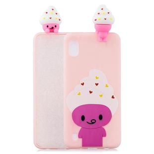 For Galaxy A10 Shockproof Cartoon TPU Protective Case(Ice Cream)