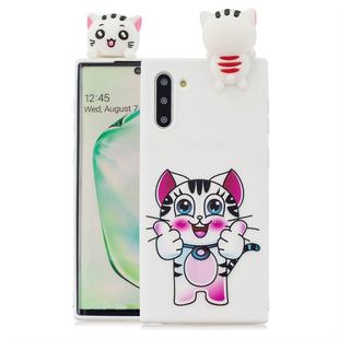 For Galaxy Note 10 Shockproof Cartoon TPU Protective Case(Cat)