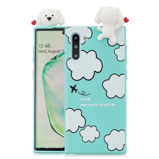 For Galaxy Note 10+ Shockproof Cartoon TPU Protective Case(Clouds)