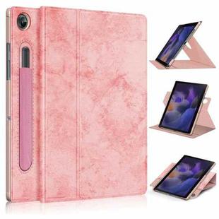 For Samsung Galaxy Tab A8 2022 SM-X200 360 Degrees Rotation Leather Tablet Case(Pink)