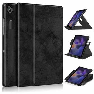 For Samsung Galaxy Tab A8 2022 SM-X200 360 Degrees Rotation Leather Tablet Case(Black)