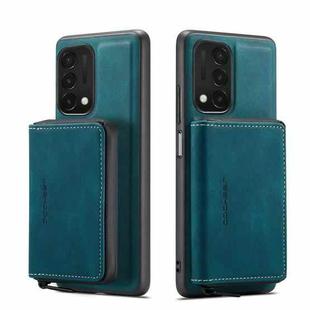 For OnePlus Nord N200 5G JEEHOOD Magnetic Zipper Horizontal Flip Phone Leather Case(Blue)