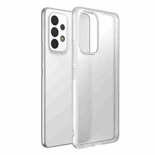 For Samsung Galaxy A73 5G Four-corner Shockproof TPU + PC Phone Case(Transparent)