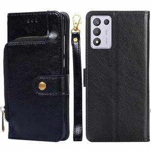 For OPPO K9s / Realme Q3s Zipper Bag Leather Phone Case(Black)