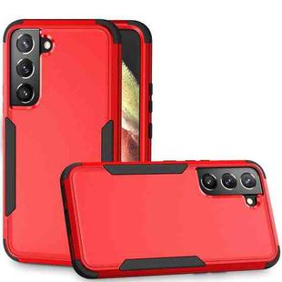For Samsung Galaxy S22 5G TPU + PC Shockproof Phone Case(Red+Black)