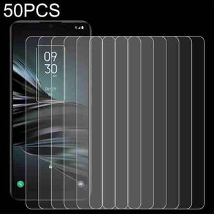 50 PCS 0.26mm 9H 2.5D Tempered Glass Film For TCL 20 XE