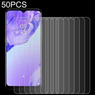 50 PCS 0.26mm 9H 2.5D Tempered Glass Film For TCL 20B