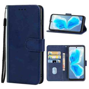Leather Phone Case For Tecno Camon 18 / 18P(Blue)
