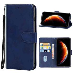 Leather Phone Case For Infinix Zero X(Blue)