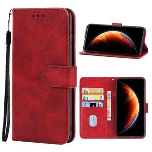 Leather Phone Case For Infinix Zero X Pro(Red)