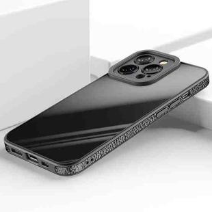 For iPhone 12 Pro PC + TPU Shockproof Case(Black)
