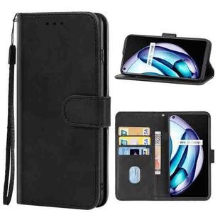 Leather Phone Case For OPPO Realme Q3s(Black)