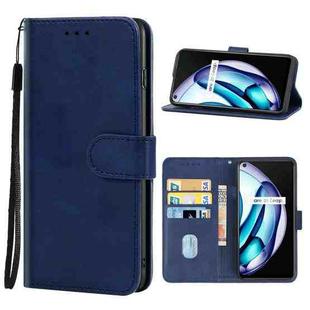 Leather Phone Case For OPPO Realme Q3s(Blue)