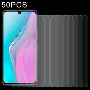 50 PCS 0.26mm 9H 2.5D Tempered Glass Film For Infinix Note 11