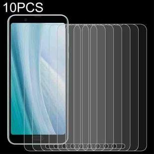 10 PCS 0.26mm 9H 2.5D Tempered Glass Film For Sharp Aquos Sense 3