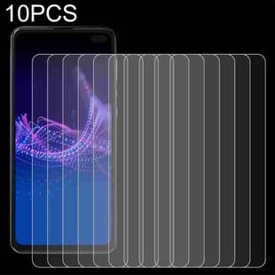 10 PCS 0.26mm 9H 2.5D Tempered Glass Film For Sharp Aquos Sense 4 Plus