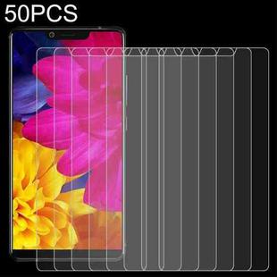 50 PCS 0.26mm 9H 2.5D Tempered Glass Film For Sharp Aquos S3