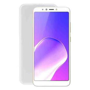 TPU Phone Case For Infinix Hot 6(Transparent White)